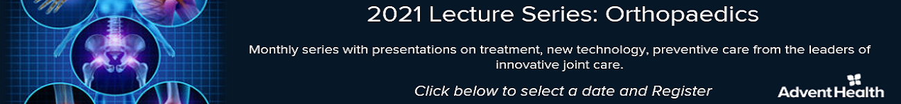 2020 Lecture Series: Orthopaedics Banner